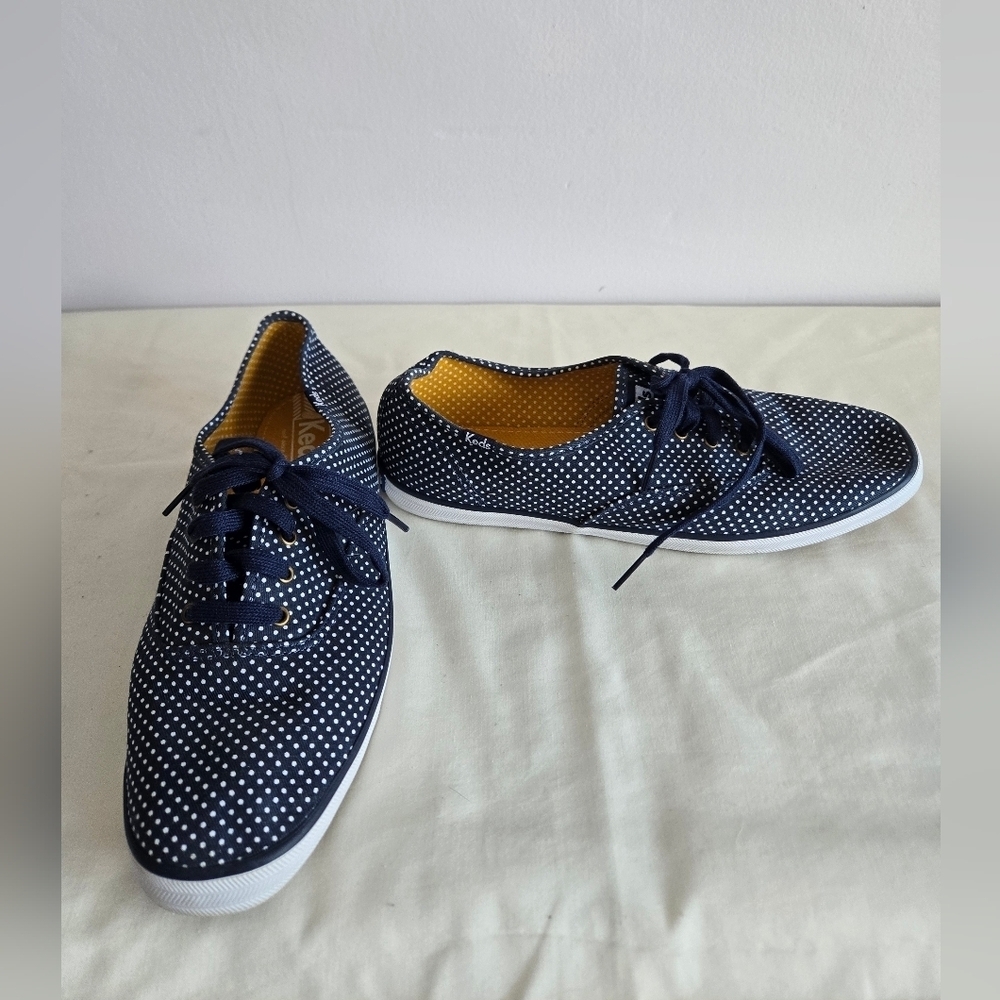 Keds Navy Polka Dot Sneakers
